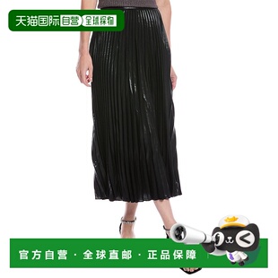 bone碎骨Laurel Shine Midi裙子 美国奥莱直发 自营 黑色 rag