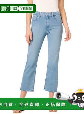 自营 JOE'S Jeans Denmark High Rise Crop Bootcut Jean - multi