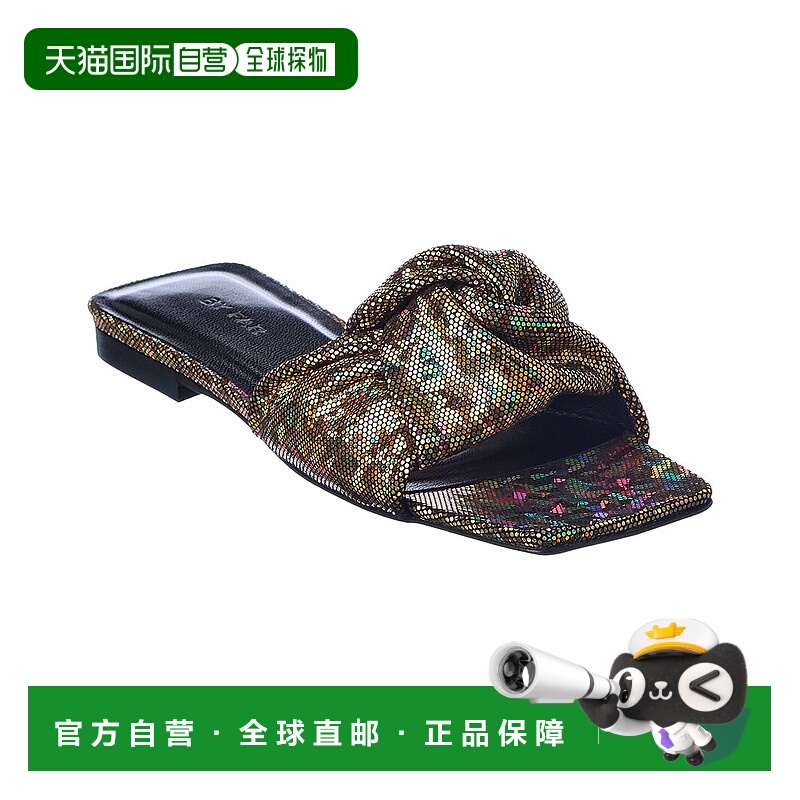 自营By FAR Lima迪斯科皮凉鞋-金色 美国奥莱直发