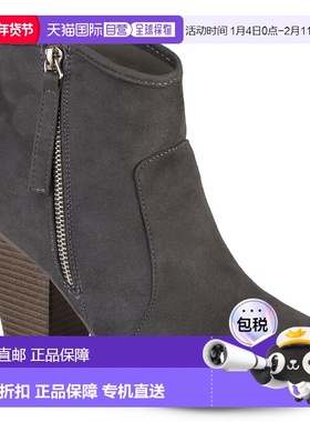 自营 journee collectionJournee Women's Link Bootie - charcoa