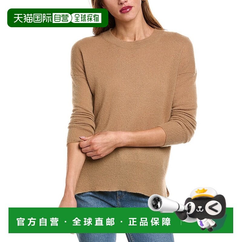 自营philosophy Oversized Crewneck Cashmere Sweater - brown