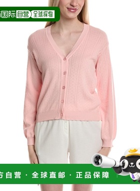 自营PJ Salvage Pointelle Cardigan - pink 美国奥莱直发