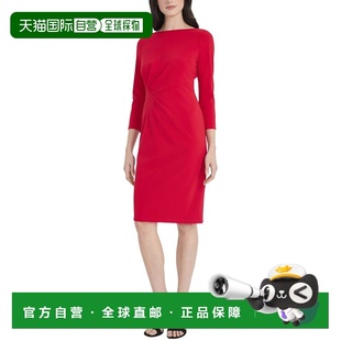 自营Maggy London Midi Dress - red 美国奥莱直发