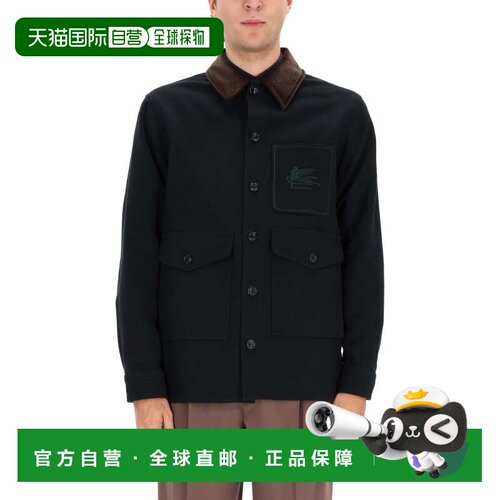 自营etroGreen Pegasus Casual Jacket - black 美国奥莱直发