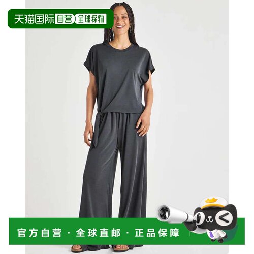 自营splendidSplenid Giada Sandwash RM4K260 t恤女士灰色打结圆