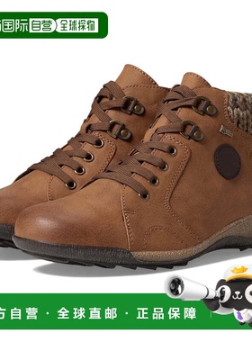 自营Women's Spring Step Clifton Boots Brown Round Toe Ankle