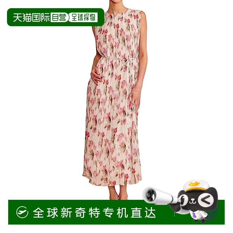 自营 lucy paris白色奥古斯塔碎花迷笛连衣裙 【美国奥莱】直发