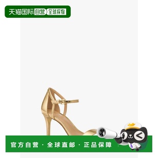 美国奥莱直发 淡金色 自营michael kors西蒙金属凉鞋