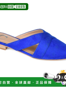 自营 Journee Collection 女士 Giada 穆勒鞋 - 蓝色 美国奥莱直