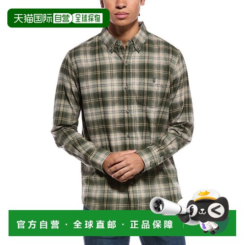 美国直邮自营weatherproof vintage防风雨复古拉绒法兰绒衬衫-粉