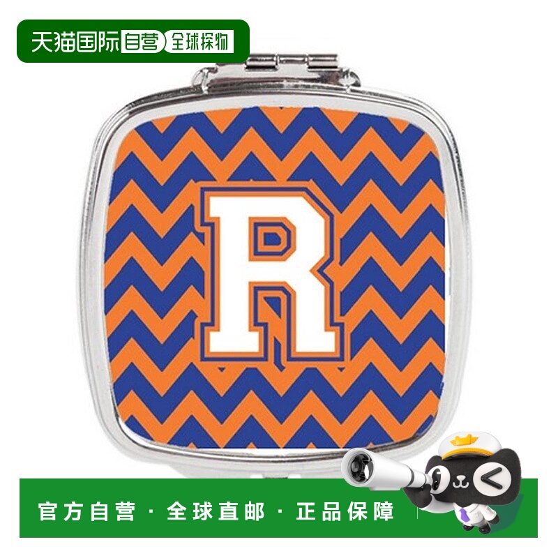 自营 Carolines Treasures CJ1060-RSCM 字母 R 雪佛龙蓝色正品