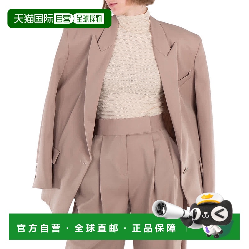 自营 The Attico Glen Oversize Blazer Jacket - black 美国奥莱