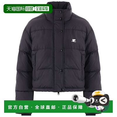 1h可退 香港直邮潮奢 Courreges 女士 黑色 Cropped 填充夹克 323