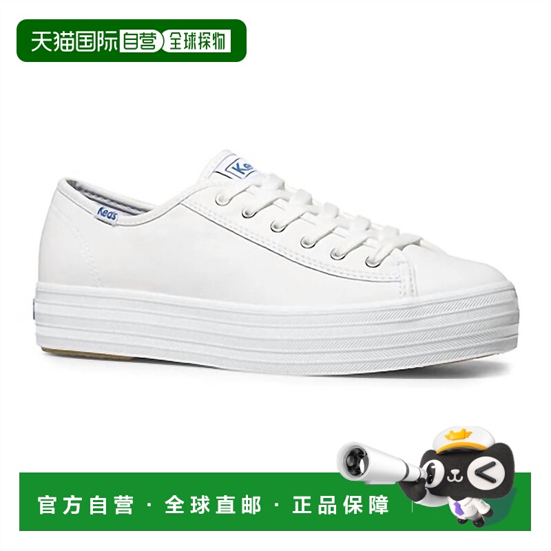 自营kedsWomen's Triple Kick Leather Shoes In White - white
