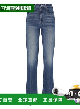 自营 mother蓝色The Rambler牛仔裤-蓝色 美国奥莱直发直筒裤