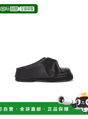 1h可退 香港直邮潮奢 The Attico 女士 黑色 Mini Robin Sabot Sl