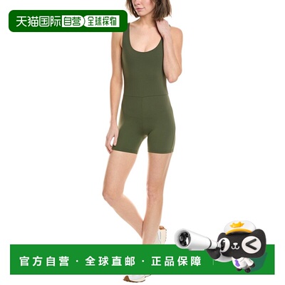 自营STRUT THIS Watson Romper - green 美国奥莱直发吊带连体裤