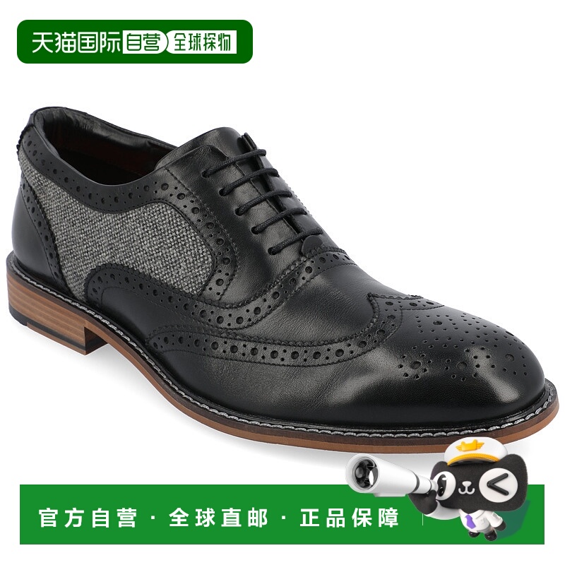 自营 Thomas & Vine Alister Wingtip 牛津鞋 - 黑色 美国奥莱直