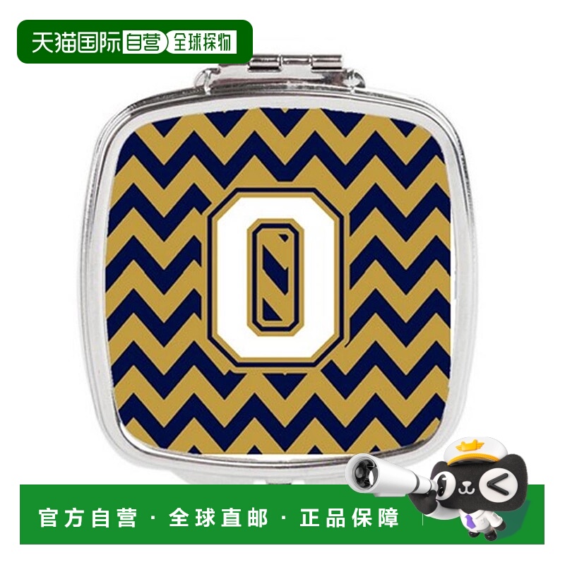 自营Carolines Treasures CJ1057-OSCM 字母 O 雪佛龙海军蓝正品