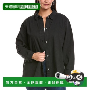 黑色 自营EILEEN 领夹克 Plus经典 美国奥莱直发 FISHER