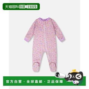自营deux par deuxOrganic Cotton Baby One-Piece Pyjama Purple