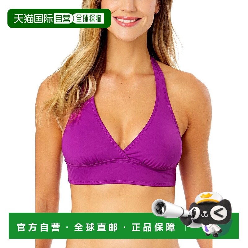 自营 Anne Cole Marilyn Halter文胸粉红色 美国奥莱直发性感泳衣