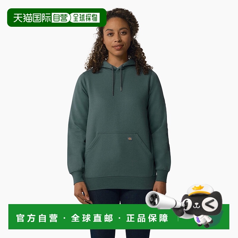 自营Dickies Women's Heavyweight Logo Sleeve Hoodie - lincoln