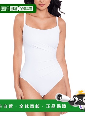 自营Miraclesuit  Starr One-Piece - white 美国奥莱直发泳衣