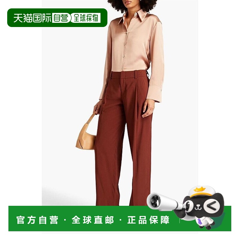 1h可退 【美国直邮】VINCE 丝缎衬衫 女装 女士精品 衬衫 X小码