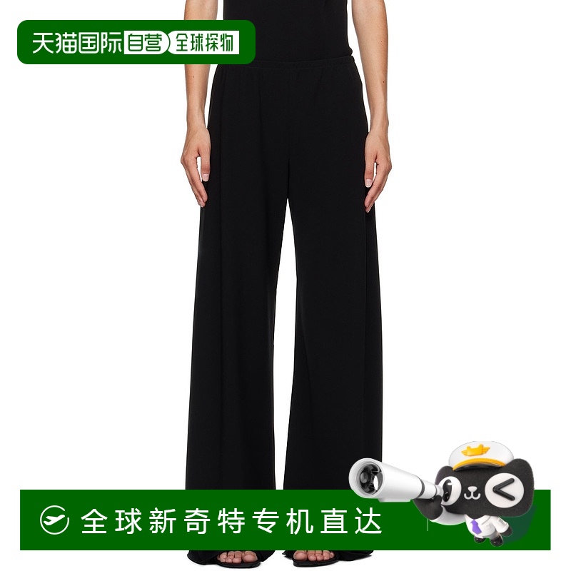 1h可退 香港直邮潮奢 The Row 女士 黑色 Gala 长裤 1766W1968