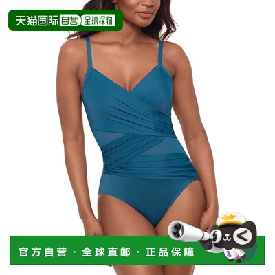 自营Miraclesuit Network Mystique One-Piece - blue 美国奥莱直