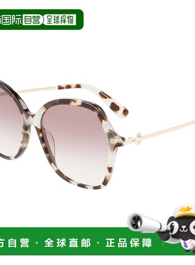 自营 Longchamp 女士 57 毫米白色太阳镜 LO705S-404 - 哈瓦那水