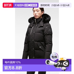 小剪刀 3Q毛领羽绒服夹克 Moose Knuckles女士经典