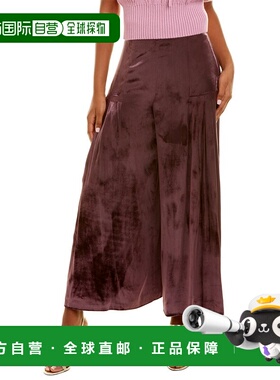 自营Temperley London Breeze Silk-Blend Trouserpurple 美国奥