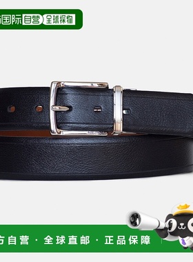 自营 Nautica/诺帝卡 男士 Reversible Pebbled Belt true black