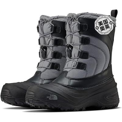 The North Face Alpenglow IV NF0A2T5PG69 儿童灰色防水雪地靴 P