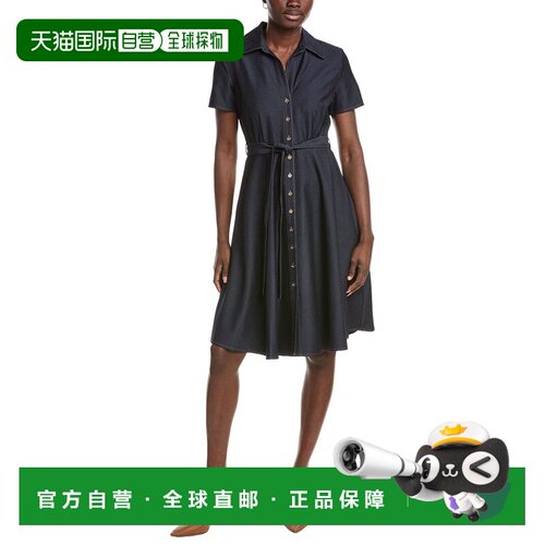 自营Nanette Nanette Lepore Midi Dress - blue 美国奥莱直发