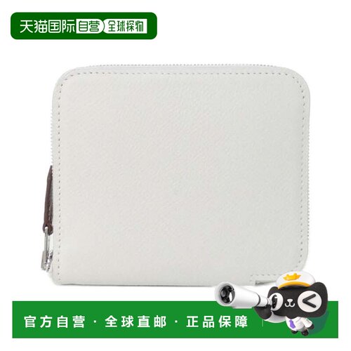 自营Hermes Ruby Epsom Leather Silk Wallet (Bi-Fold) (Pre-Own