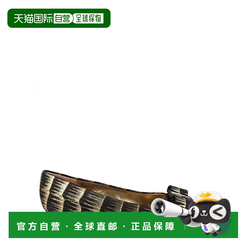 自营salvatore ferragamoBrush Stroke Effect Viva Ballet Flats
