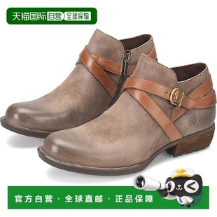 宝蕴 女士 Kelle 1h可退 brown棕色 born 短靴 舒适 香港直邮潮奢