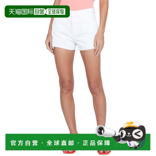 自营L'AGENCE Beck Short-白色 美国奥莱直发