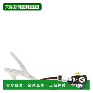 Sling Leather Pumps 自营Amina white Sofia nappa 美 Muaddi