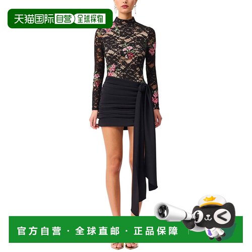 自营ELLIATT Morgaine Mini - BLACK 连衣裙包臀裙美国直发奥莱
