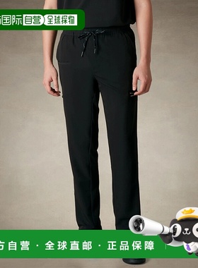自营 members only汉普顿露底磨砂裤-黑色 美国奥莱直发