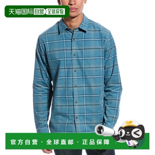 蓝色 自营Vince 灯芯绒衬衫 款 美国奥莱直发 经典