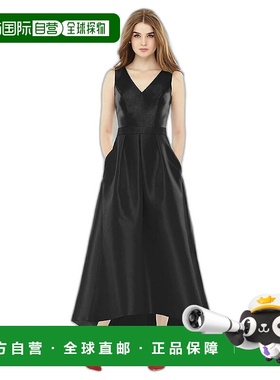 【美国直邮】alfred sung 女士 连衣裙百褶裙长裙礼服背心裙