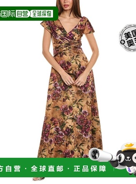 自营Theia Mikado 礼服 - 棕色 【美国奥莱】连衣裙长裙服饰直发