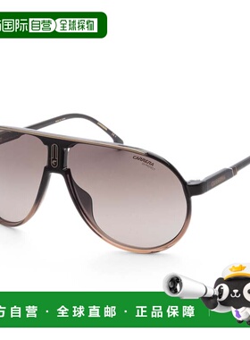 自营Carrera中性冠军62mm黑色阴影棕色太阳镜CHAMPION65-N-DCC-HA