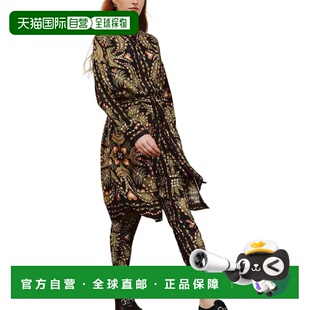 自营FARM Rio Martina Scarf Black Maxi Chemise - black 美国奥