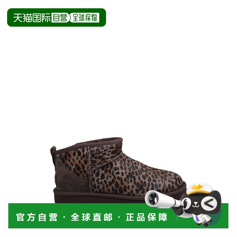 自营uggW Classic Ultra Mini Caspian Boot - black 美国奥莱直